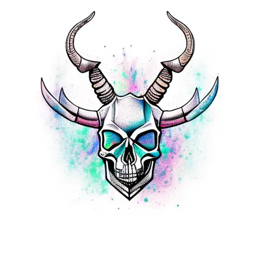 Capricorn Skull