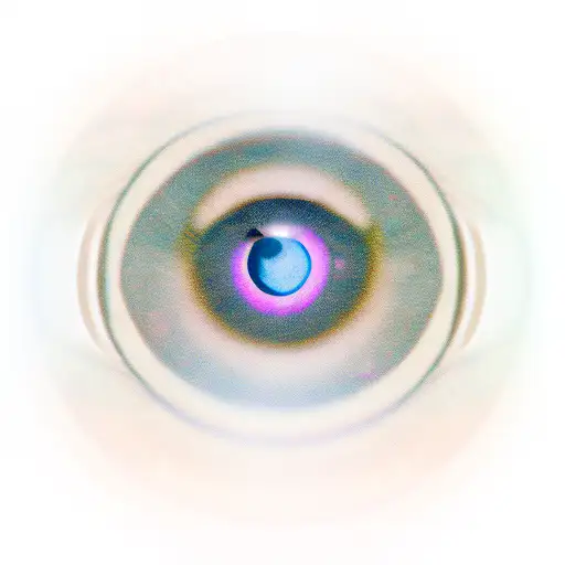 Human Eye With The Iris Being The Planet Saturn And Other Stars Next To It