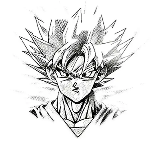 Anime-inspired Dragon Ball Scene In A New-school Style