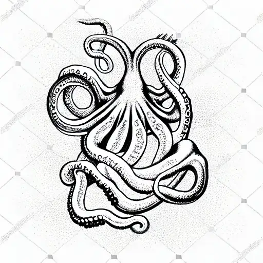 Octopus Tentacle In Figure 8 Shape