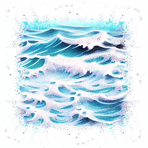 A Picture Frame With The Ocean