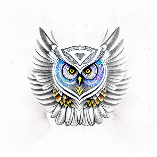 Ancient Greek Owl Athena