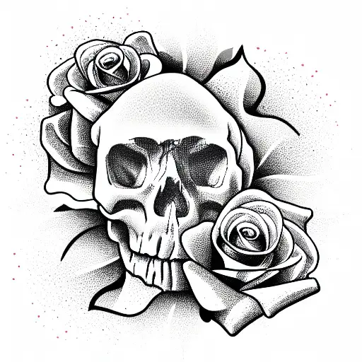 Skull And Roses