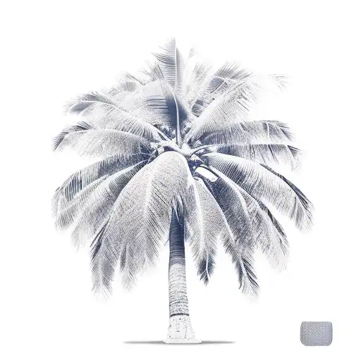 Coconut Tree That Says Big Underneat