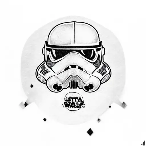 A Star Wars-inspired Tattoo Depicting A Jedi Ninja Turtle