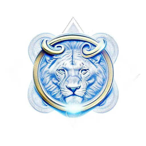 Leo Symbol With Infinity