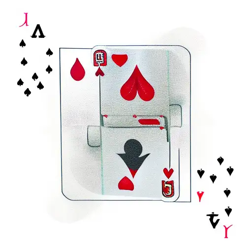 Red Moth And Play Cards