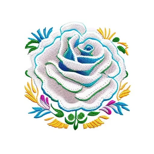 Mexican Floral Embroidery