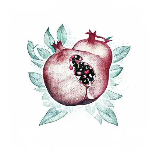 Pomegranate On Fire