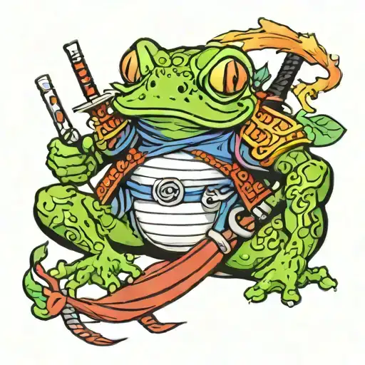 Samurai Frog