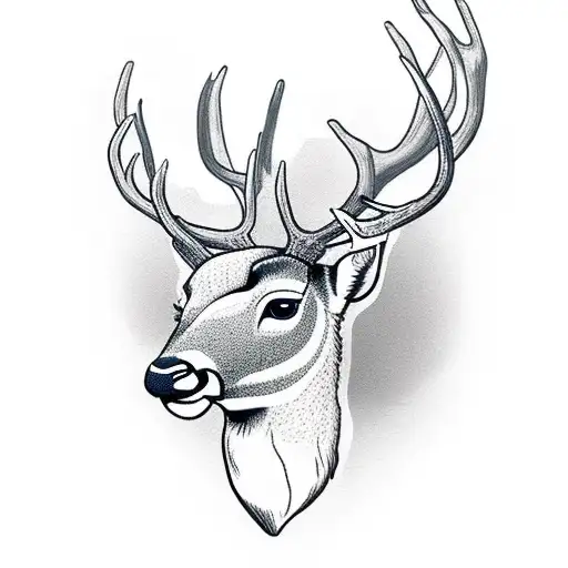 Deer Dressed As A Barber