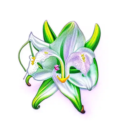 Lilly Of The Valley Flower In All Green Color