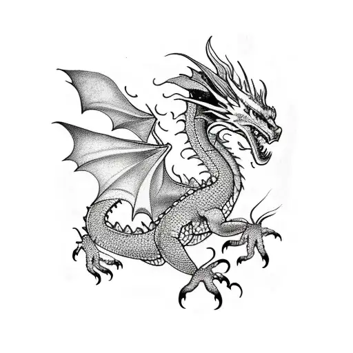 Dragon And Fire Sleeve