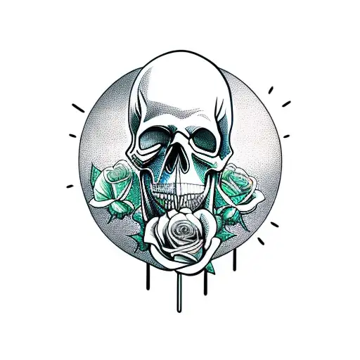 Skull And Roses