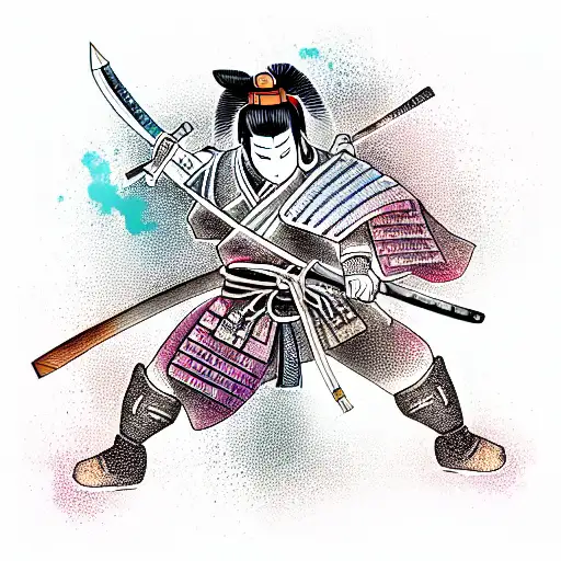 Samurai With A Sword