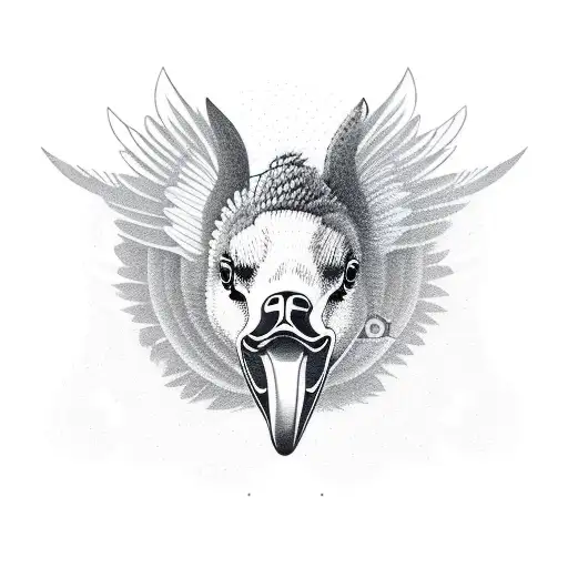 A Female Goose With Face Tattoos Wearing A Carhartt Jacket And Cowgirl Boots