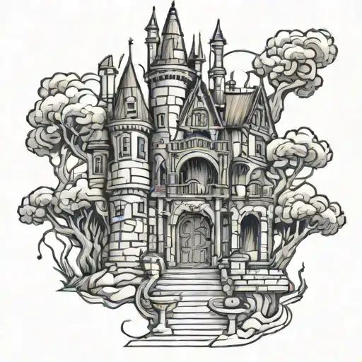 Beauty And The Beast Gothic Castle