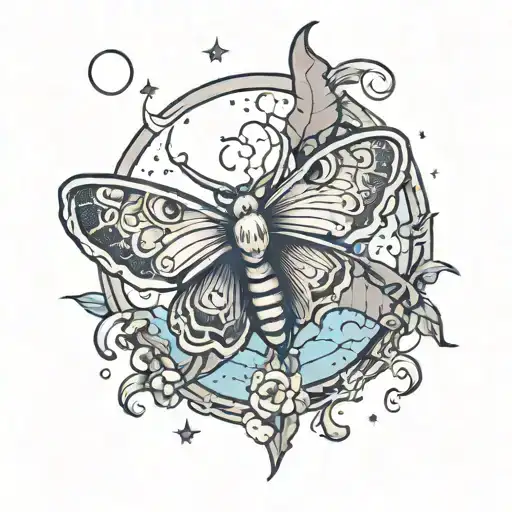 Moth And Moon