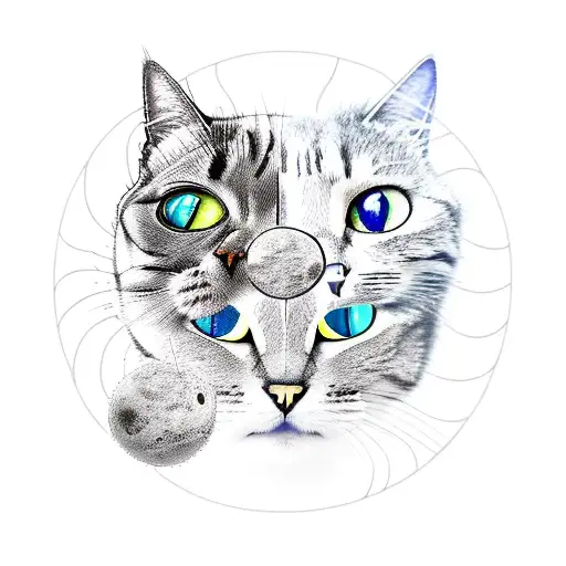 Moon And Cat