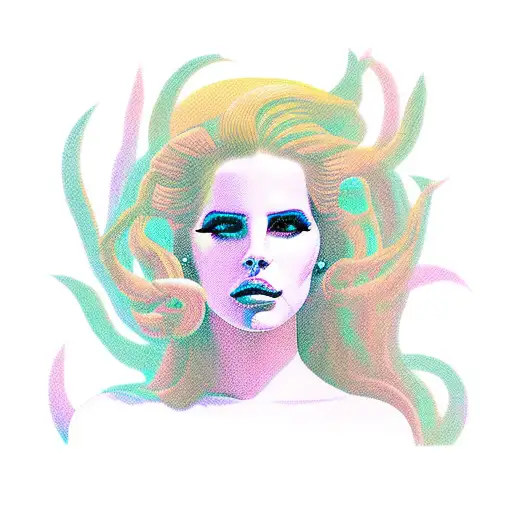 Lana Del Rey As Medusa