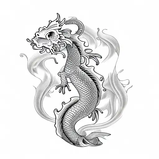 Dragon Koi Balance And Music