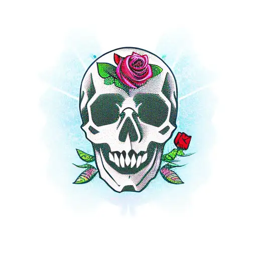 Skull And Roses