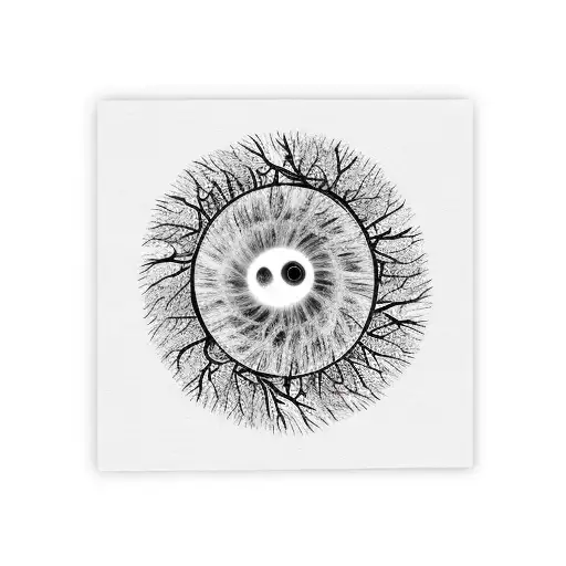 Black Hole With Tree Of Life Inside