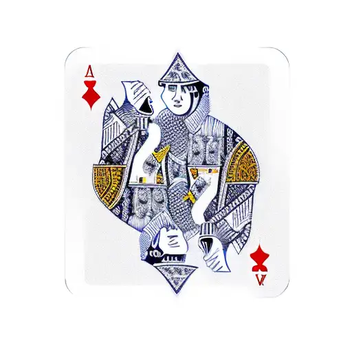 Playing Cards On Fire