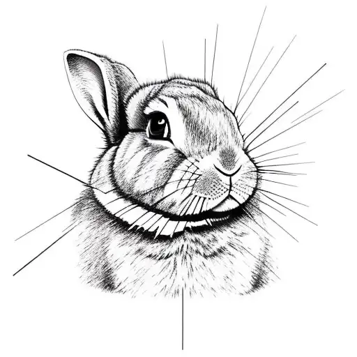 Rabbit Looking Through Sniper Scope