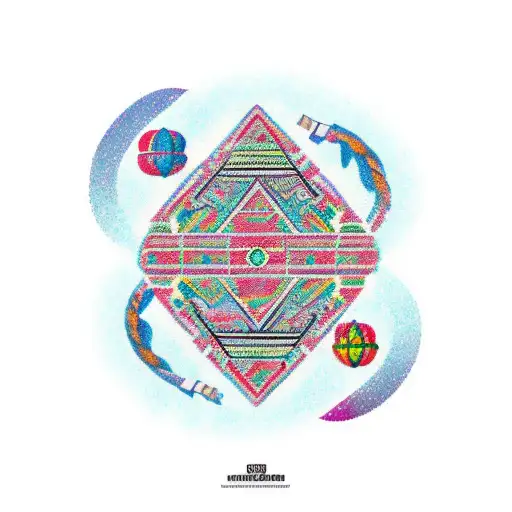 Oaxaca Ornaments With Color Dor A Left Arm