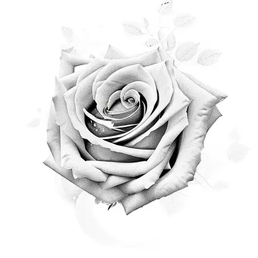 Rose With Eye Lashes