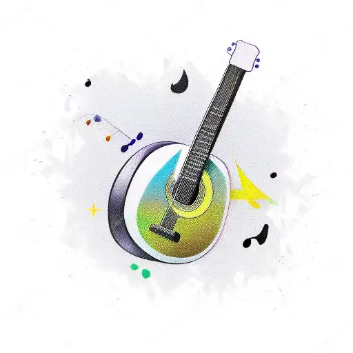 Guitar With Guitar Pick