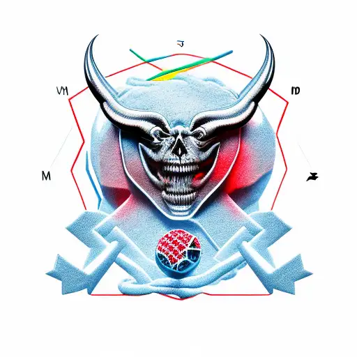 3D North Mitology Symbols