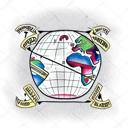 World Traveler With Compass