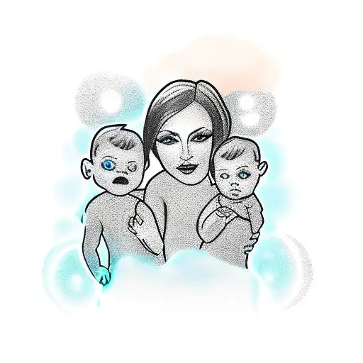 Mother And 2 Sons