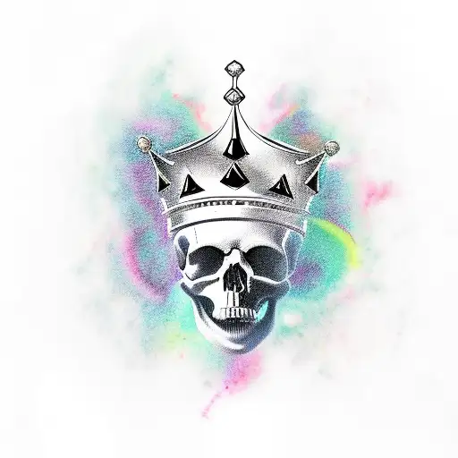 Skull With Crown