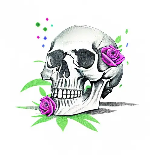 Skull And Roses