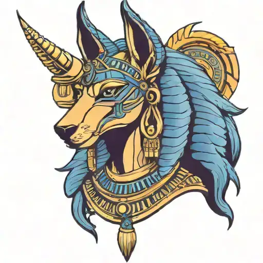 Egyptian Woman Anubis