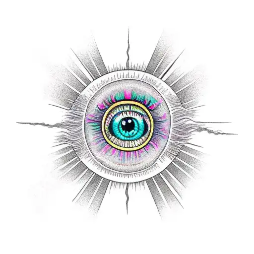 Eye Of Providence Within A Sun