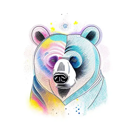 Bear With Two Colour