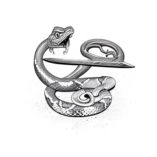 Sword With Snake