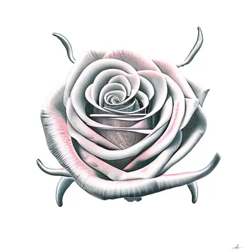 Turritella With Rose