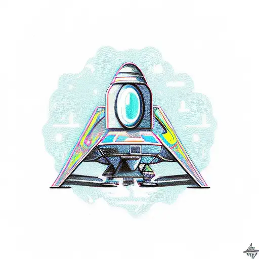 An Alien In A Spaceship