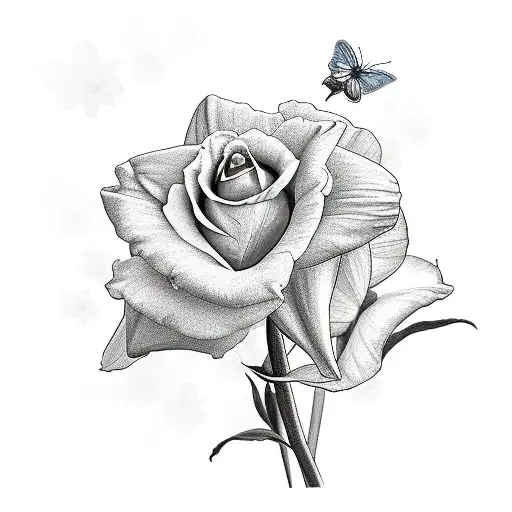 Daffodil Marigold Rose Bouquet With Agathina Emperor Butterfly