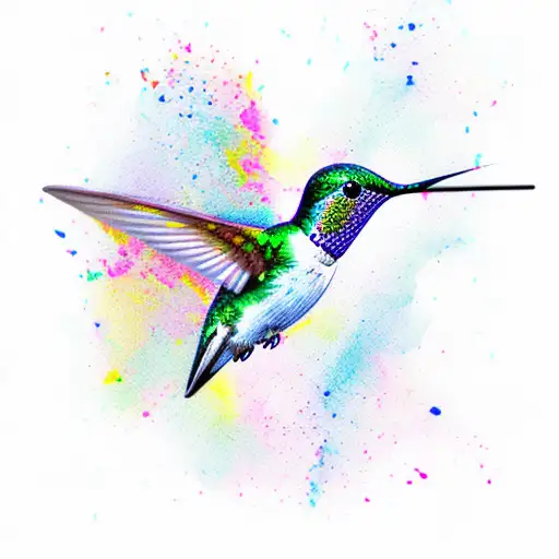 Hummingbird Watercolour