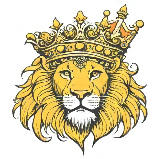Lion With A Crown