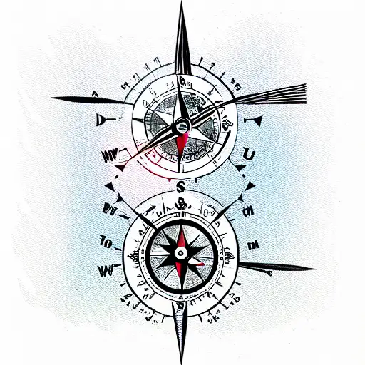 A Compass For A Person From Atlanta That Is Going To Go Around My Ear