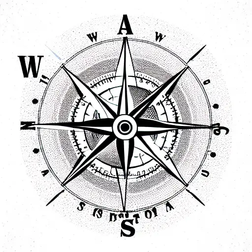 A Compass For Atlanta That Is Going To Go Around My Ear