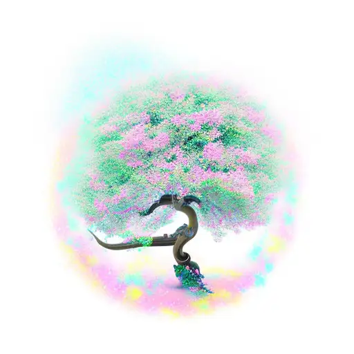 Dopamine With Sakura Tree