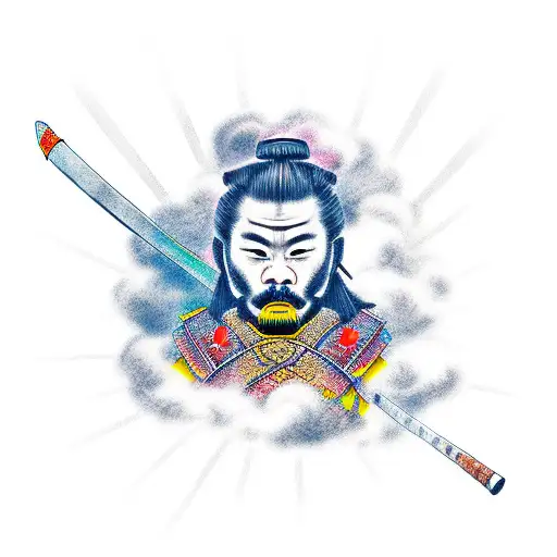 Samurai With Clouds